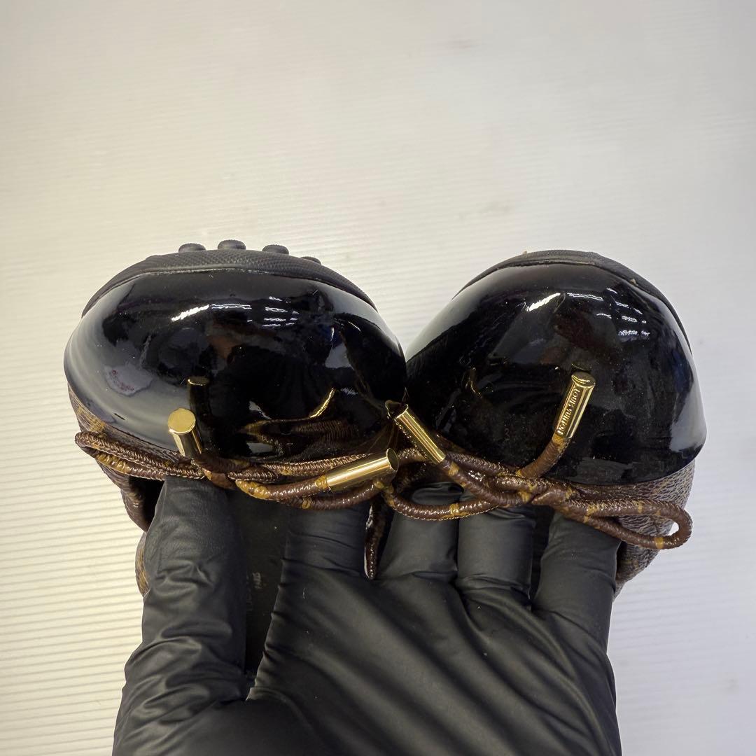 ほぼ未使用‪☆ルイヴィトン バレエシューズ‪☆パンプス エナメル モノグラム