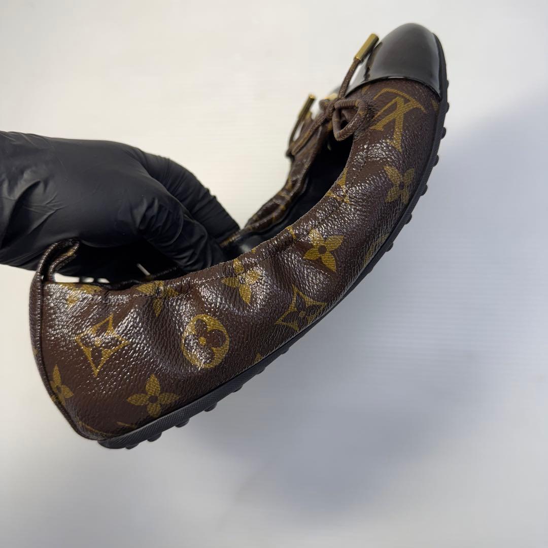 ほぼ未使用‪☆ルイヴィトン バレエシューズ‪☆パンプス エナメル モノグラム