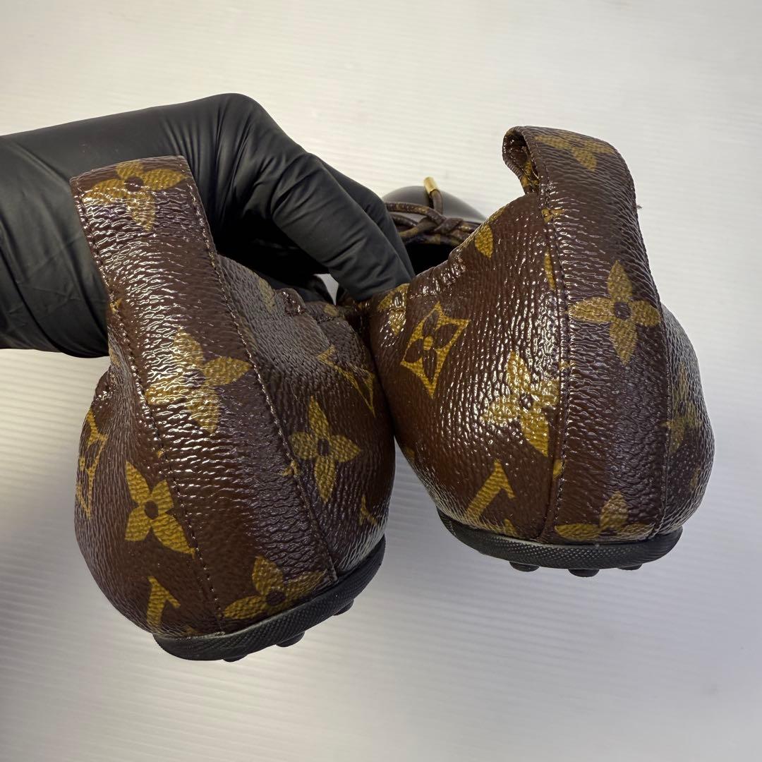 ほぼ未使用‪☆ルイヴィトン バレエシューズ‪☆パンプス エナメル モノグラム