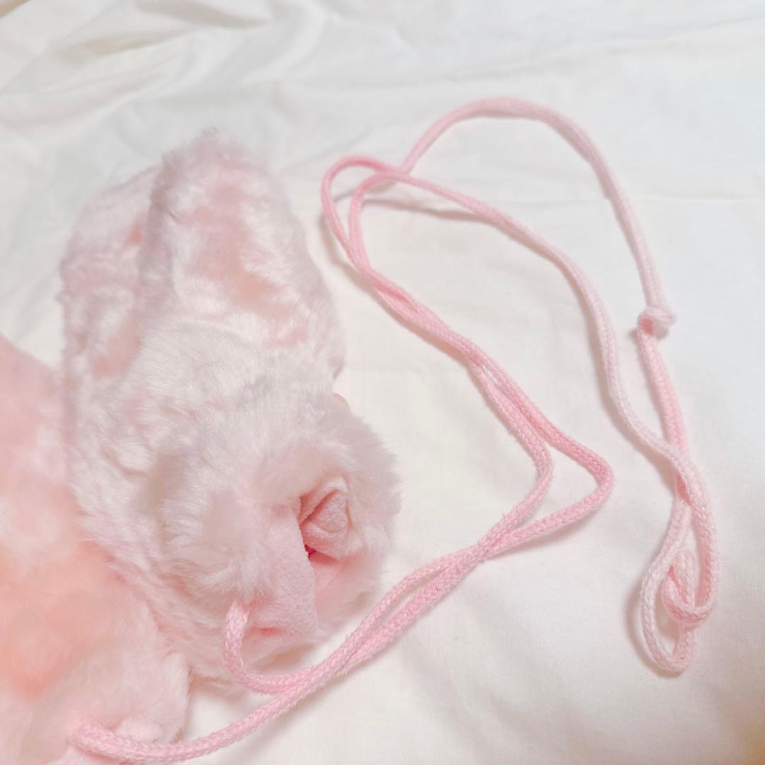 AngelicPrettyピンクファーリボンミトン