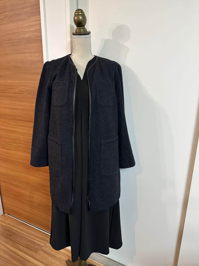 EVEX by KRIZIA コート　裏地ヒョウ柄　44