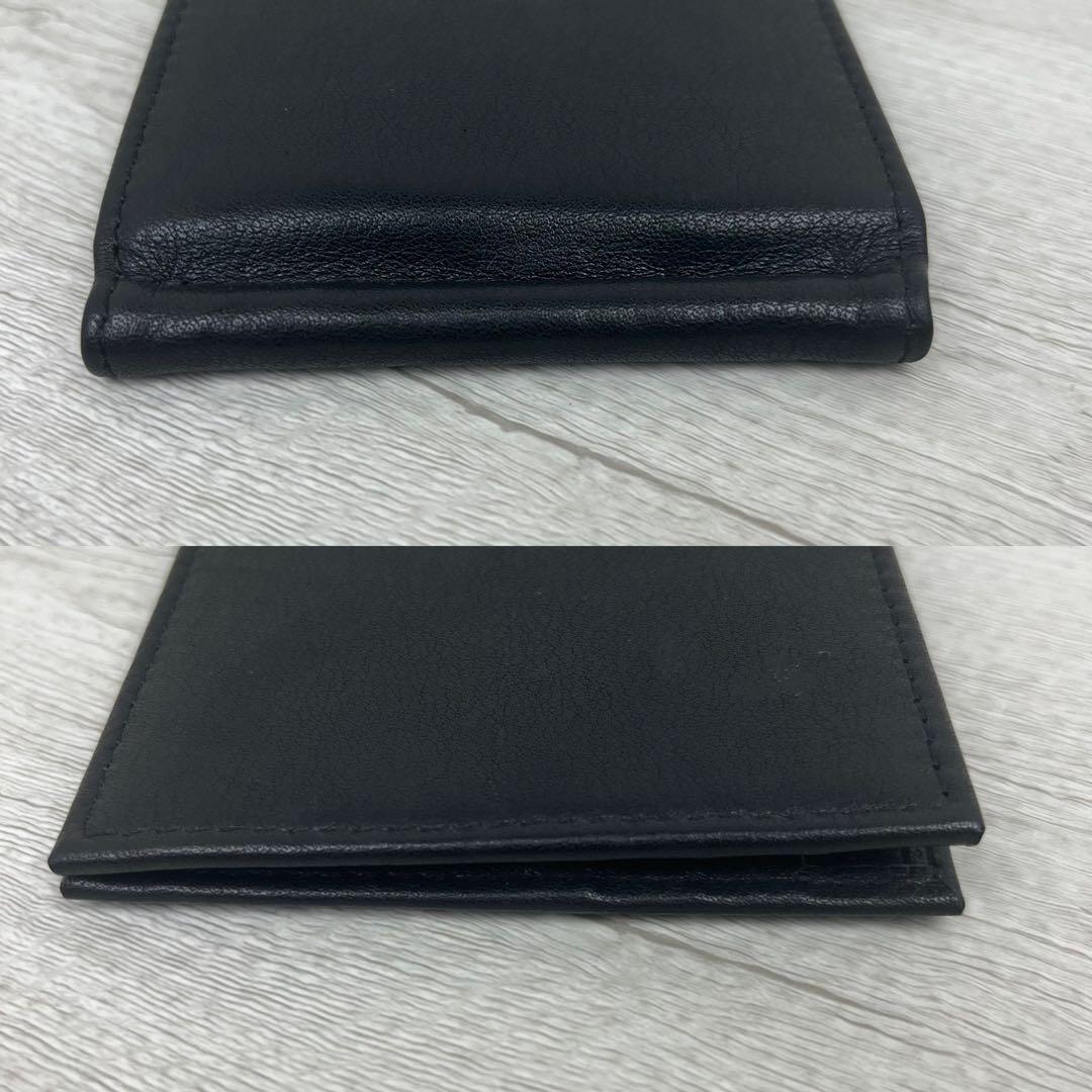 極美品✨ モンブラン マネークリップ ホワイトスター ブラック レザー