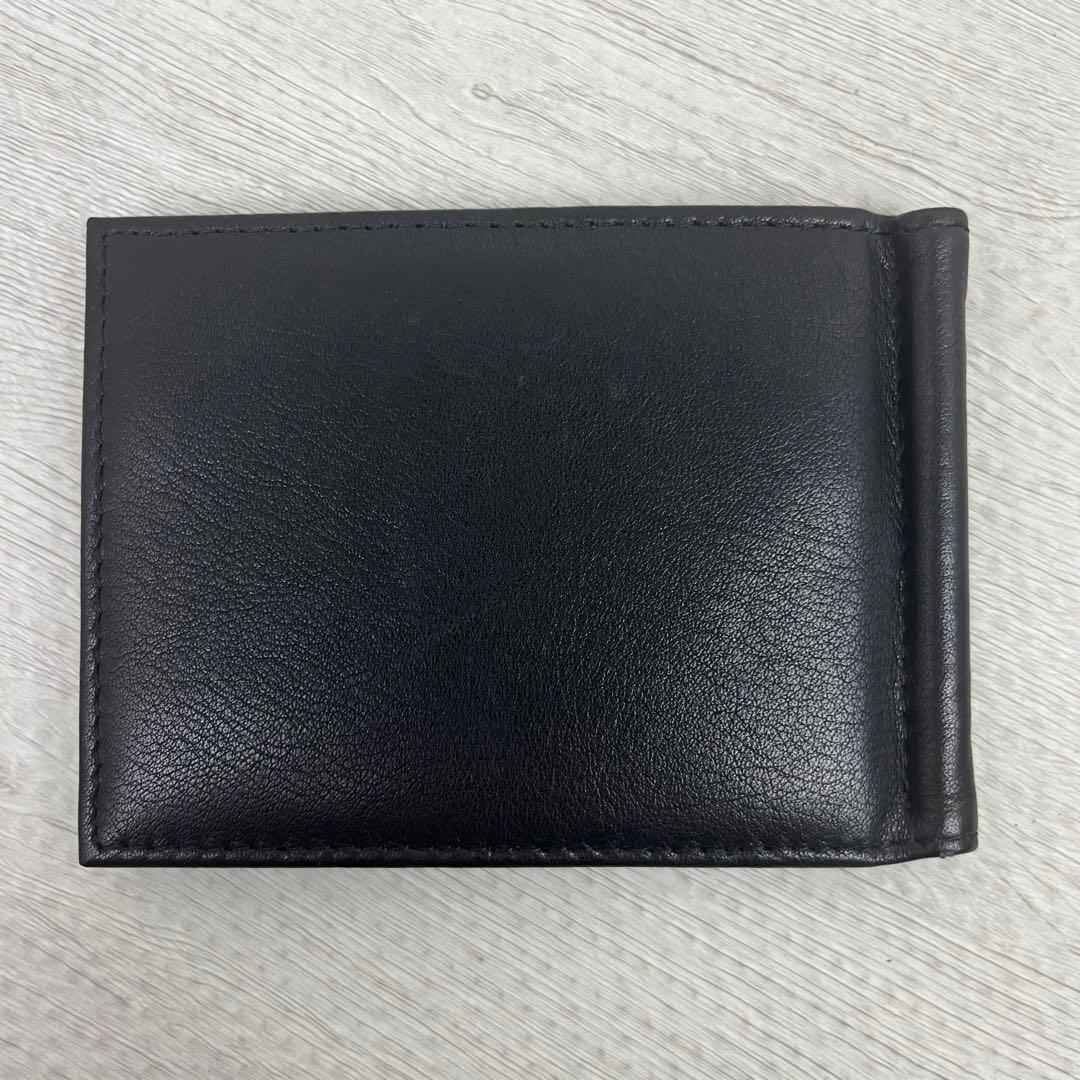 極美品✨ モンブラン マネークリップ ホワイトスター ブラック レザー