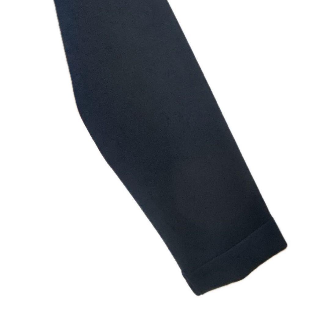 【新品 未使用】タグ付き ソウソウsou sou ワンピース ミモレ丈 ネイビー