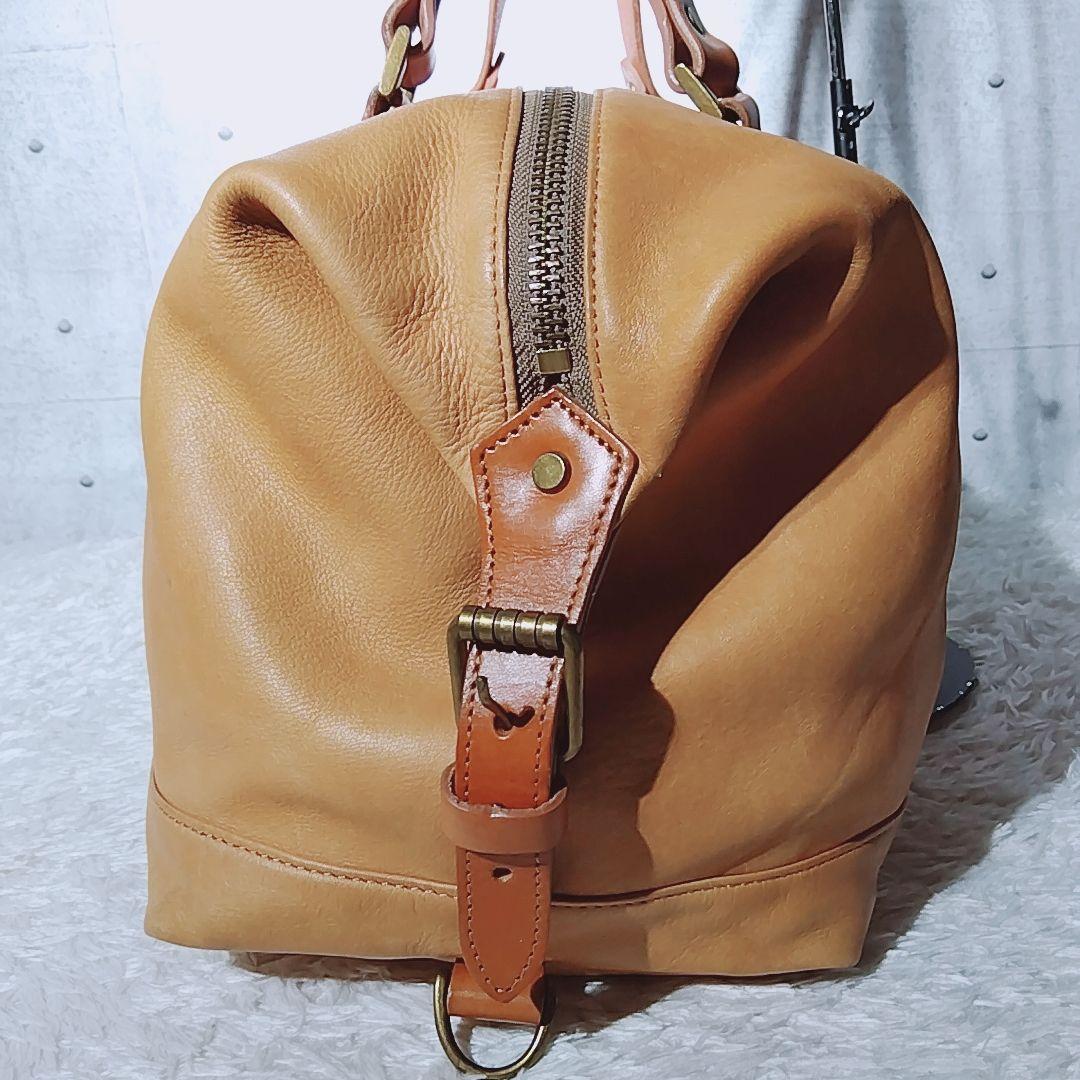 【美品 ギャランティ付】マスターピース　2WAY　ボストンバッグ　オールレザー