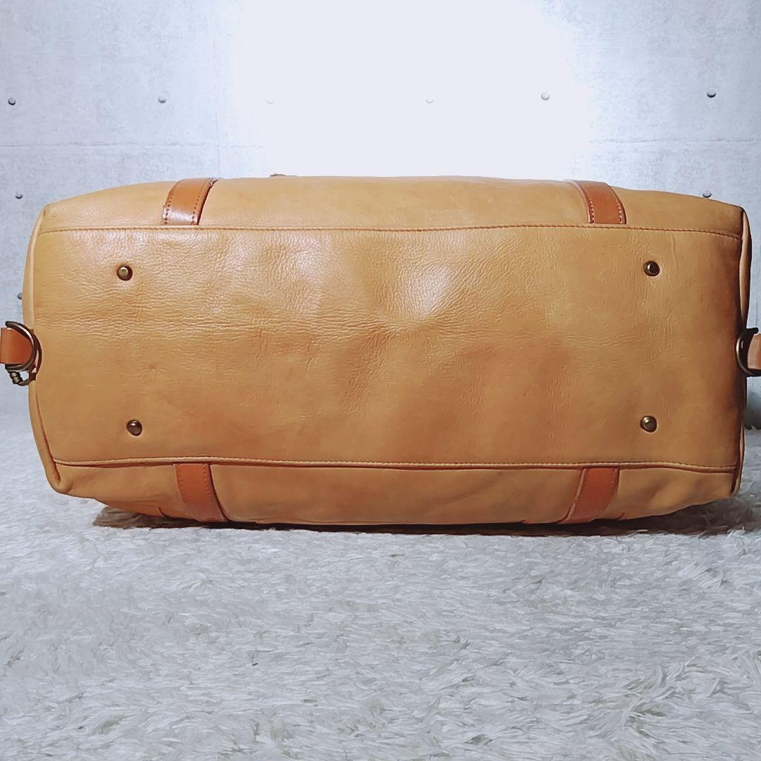 【美品 ギャランティ付】マスターピース　2WAY　ボストンバッグ　オールレザー