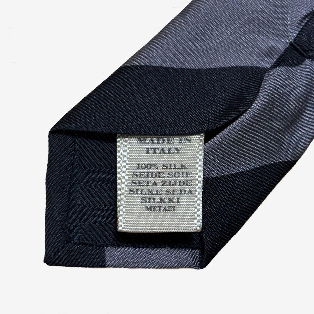 BURBERRY LONDON ノバチェック ネクタイ ブラック