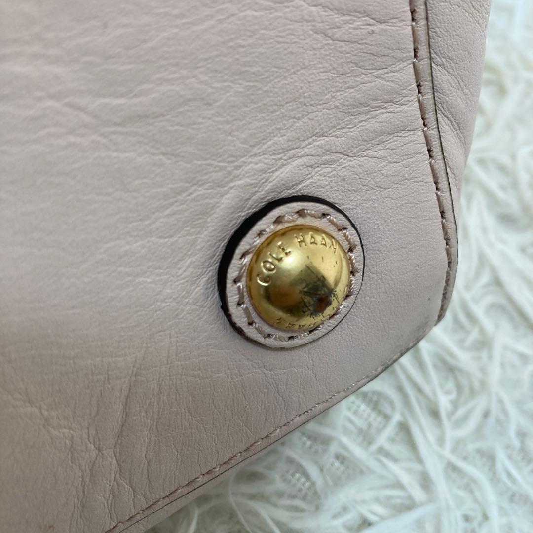COLE HAAN✨ ベンソン II ワーク トート　オールレザー　ゴールド金具