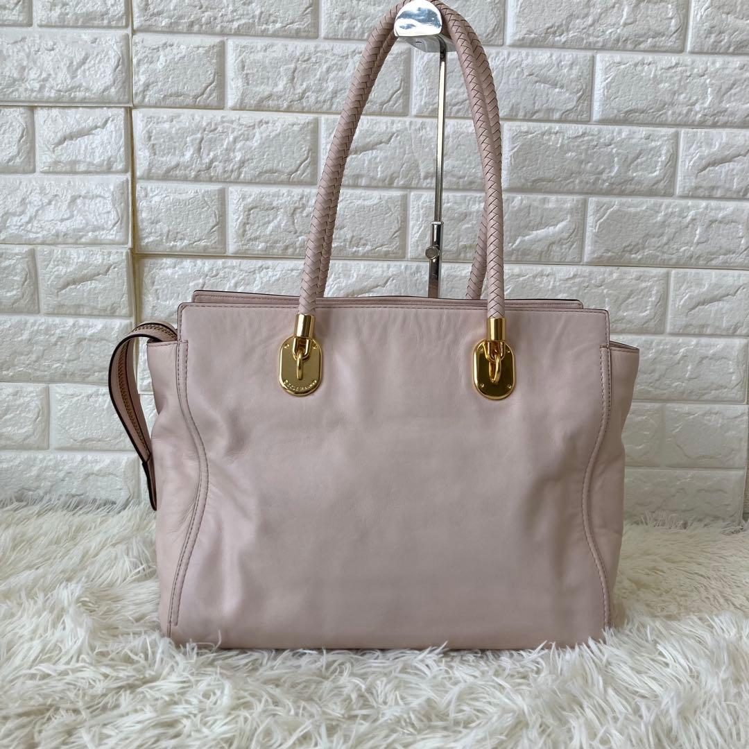 COLE HAAN✨ ベンソン II ワーク トート　オールレザー　ゴールド金具