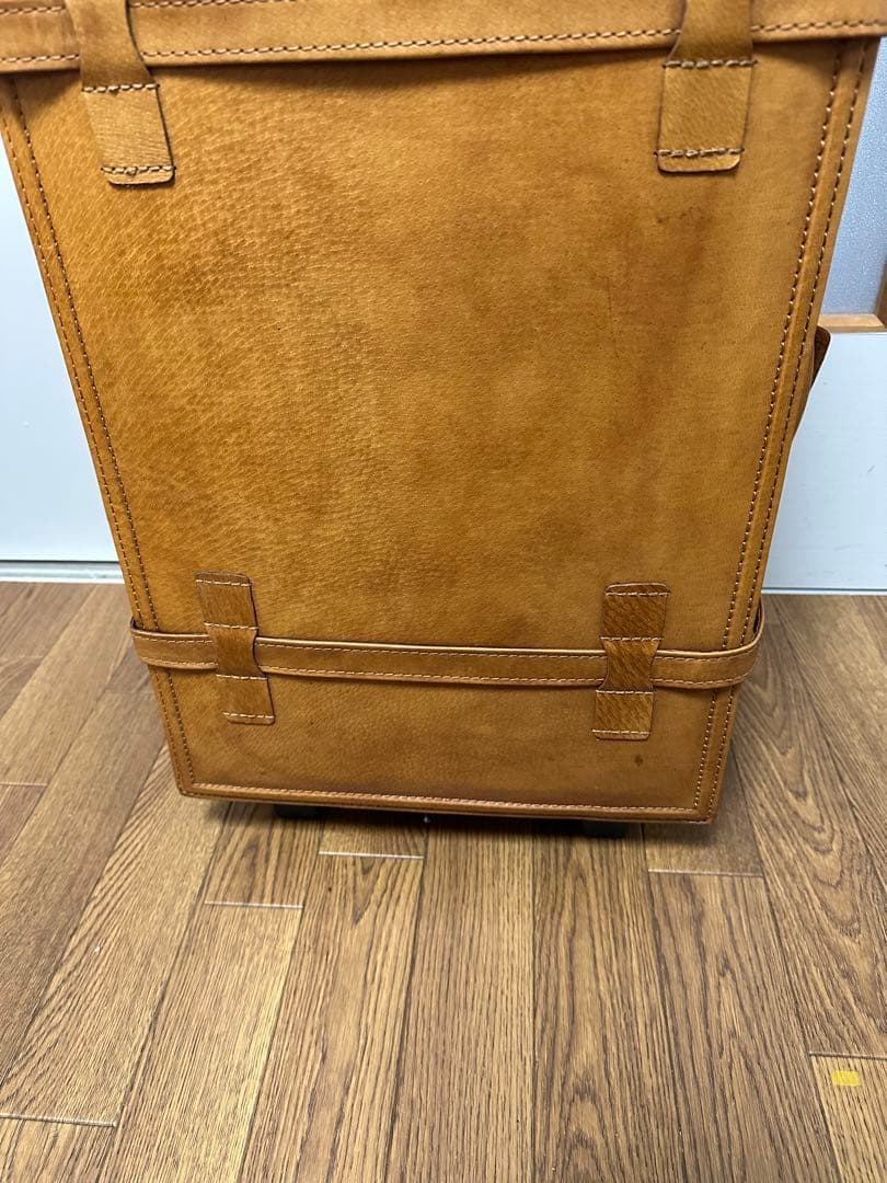 超美品ユーラシアトランク シフレ キャリーバッグ トランク キャメル