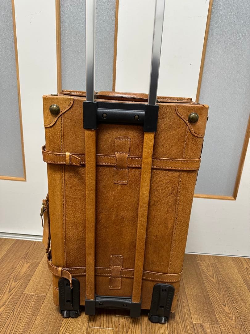 超美品ユーラシアトランク シフレ キャリーバッグ トランク キャメル