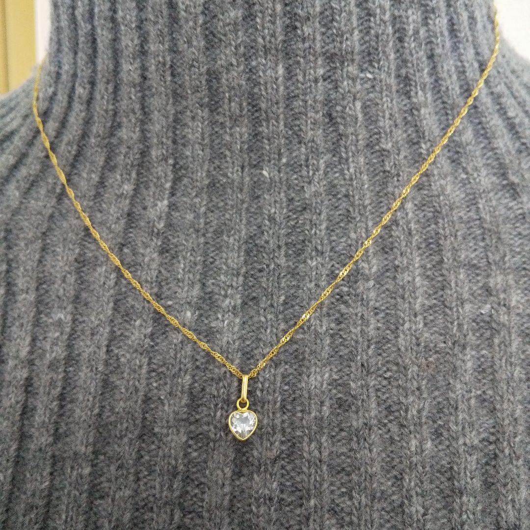 K18金ネックレスペンダントトップ2つ