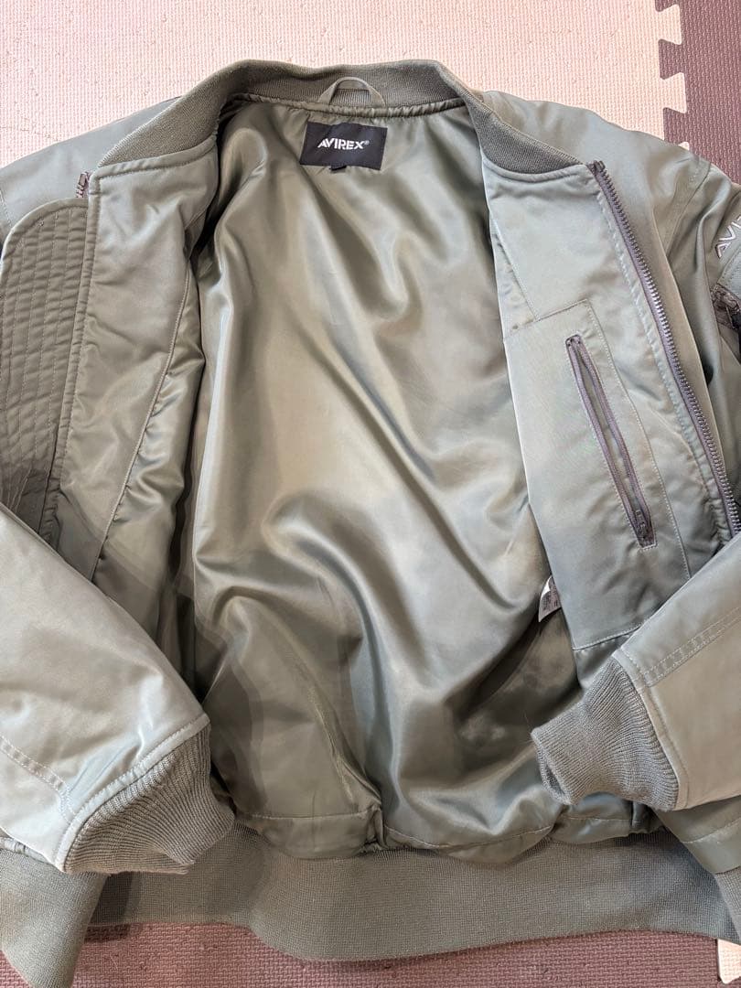 AVIREX MA-1ジャケット Lサイズ オリーブグリーン　6112176