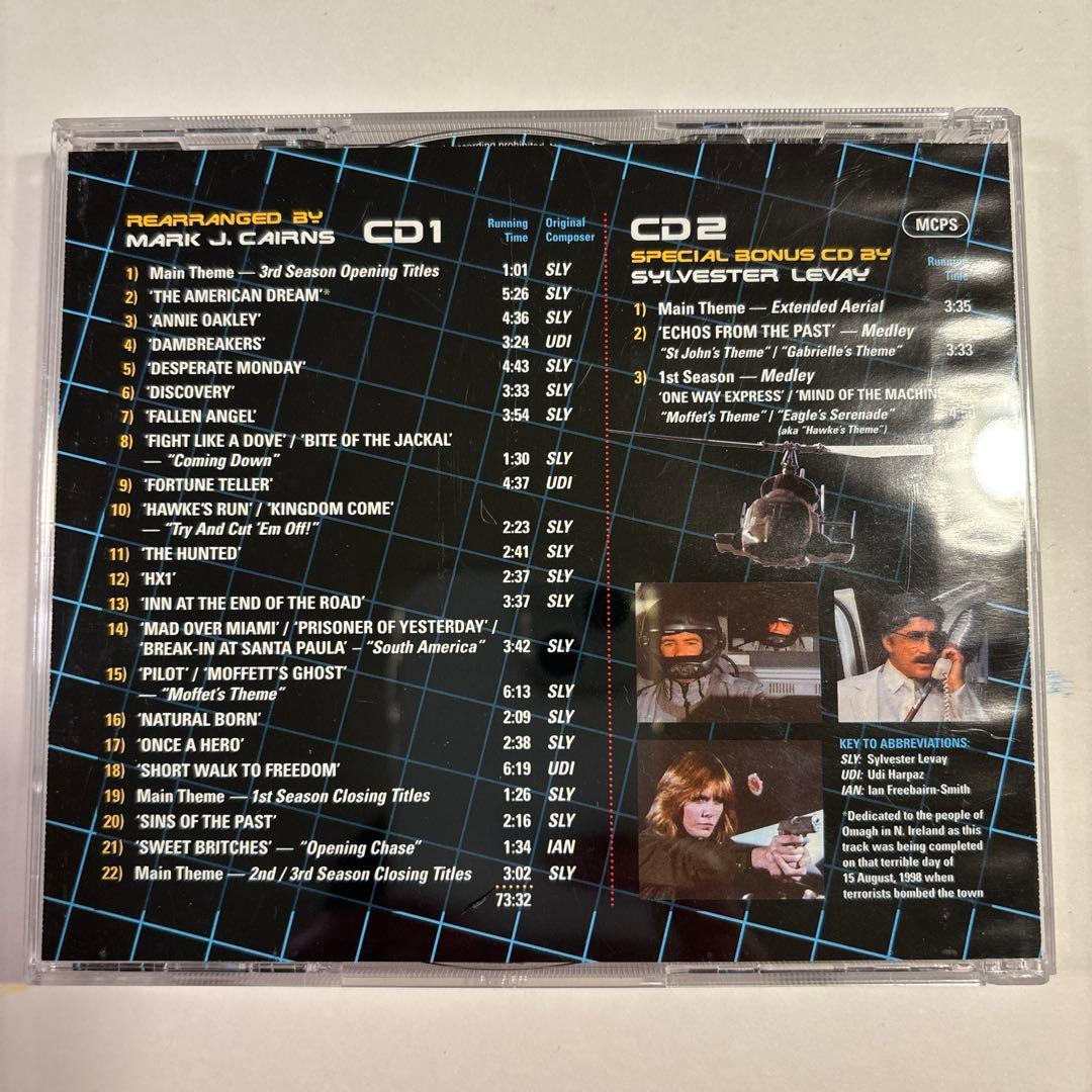 【2枚セット】超音速攻撃ヘリエアーウルフ オリジナルサウンドトラック　CD