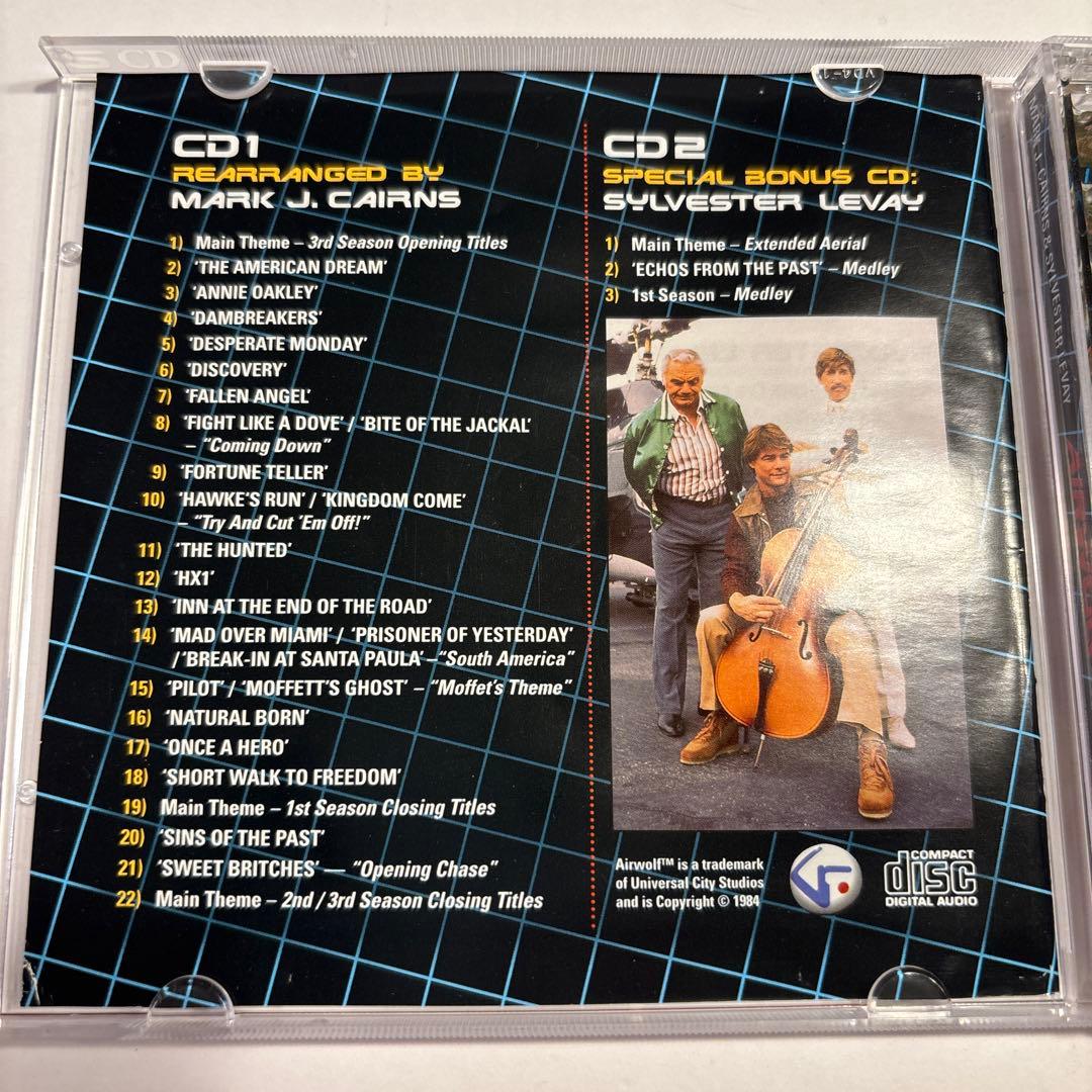 【2枚セット】超音速攻撃ヘリエアーウルフ オリジナルサウンドトラック　CD