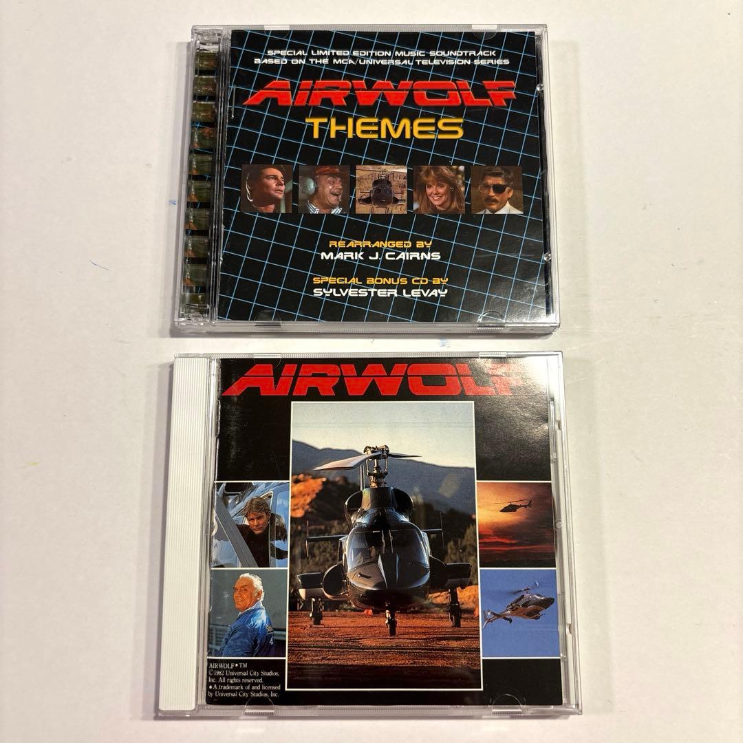 【2枚セット】超音速攻撃ヘリエアーウルフ オリジナルサウンドトラック　CD