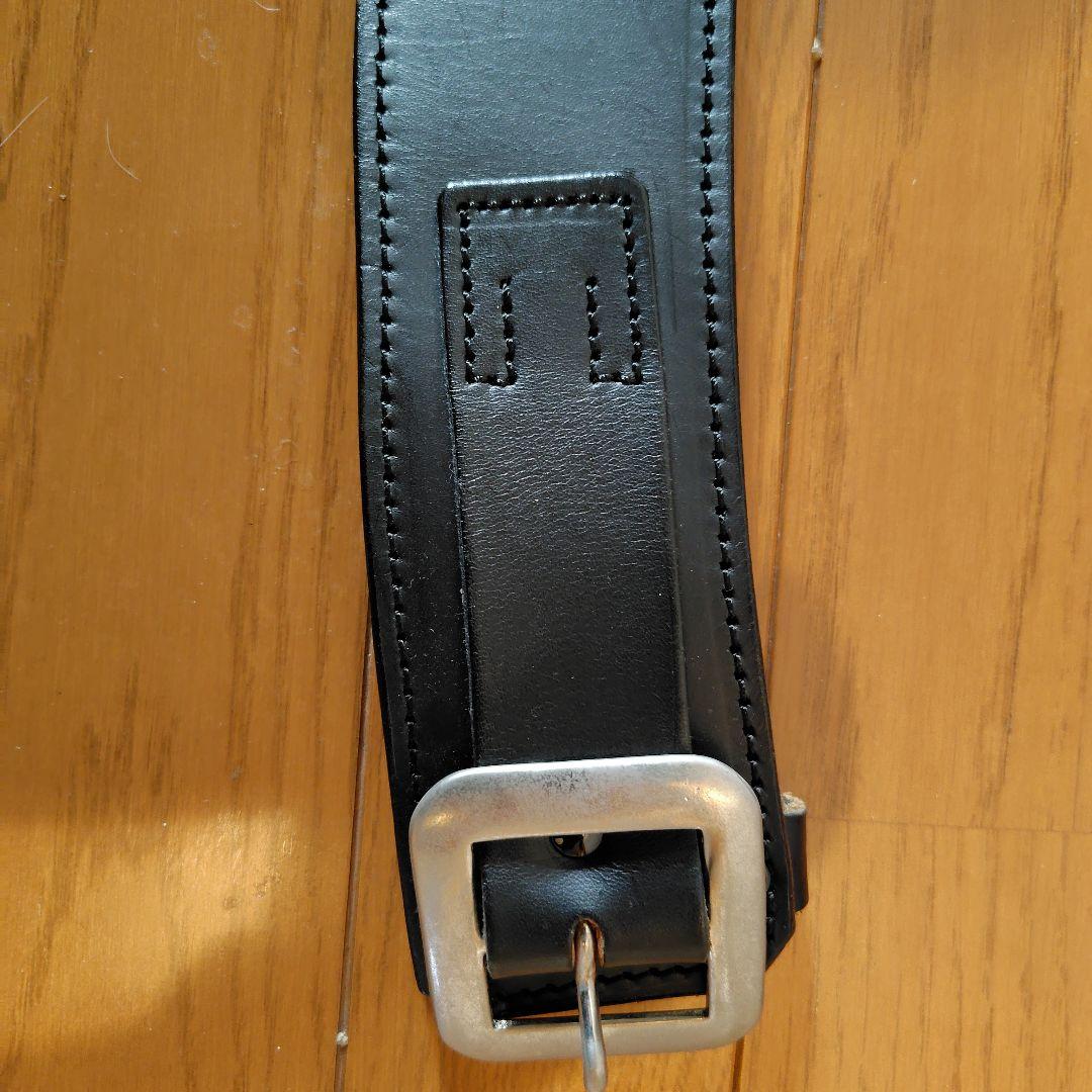 黒 レザー弾薬ホルスター付きベルト