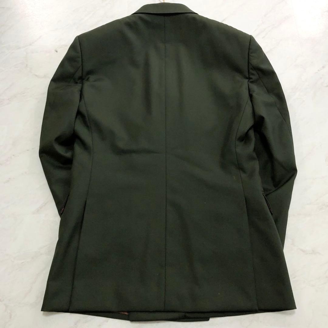 極美品✨銀座グローバルスタイル×カノニコ生地 ダブル オーダースーツ ペイズリー