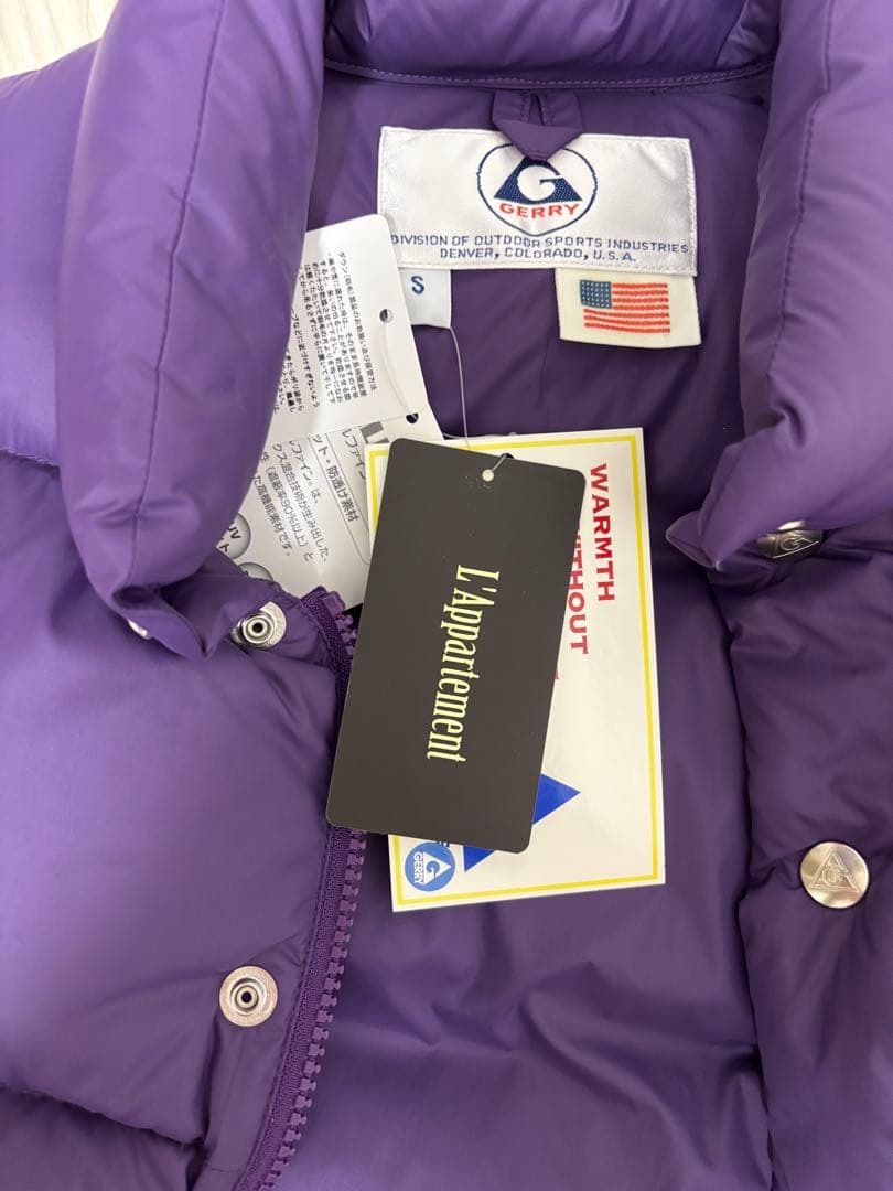 L'Appartement 【新品タグ付き】GERRY ダウンベスト