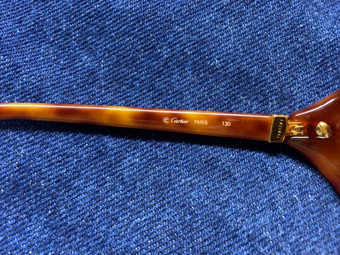 ビンテージ　カルティエ　 サングラス トリニティ frame france 眼鏡
