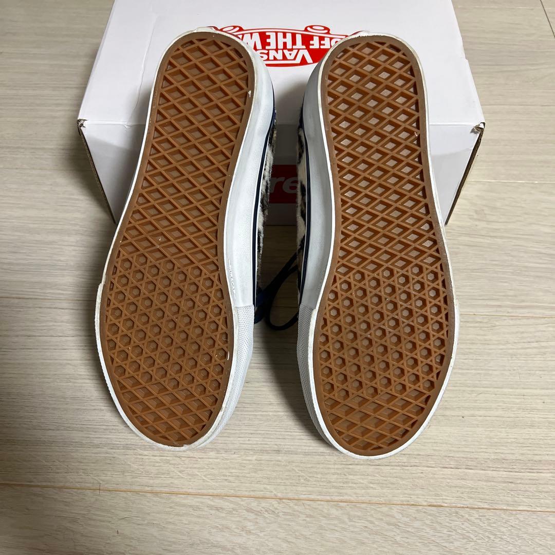 Supreme Vans スニーカー ネイビー/レオパード