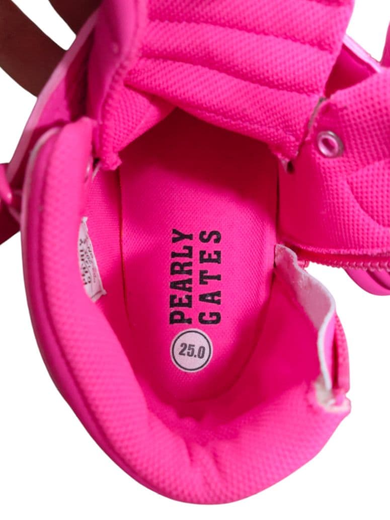 ご*/様 パーリーゲイツ ハイカット ゴルフシューズ レディース ゴルフウェア