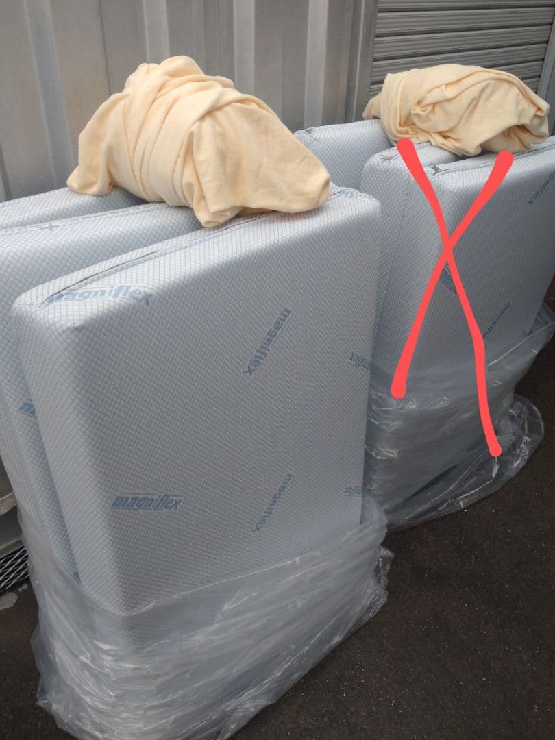 ゆり　マニフレックス　DD-WING　3つ折マットレス　新品未使用　シーツ