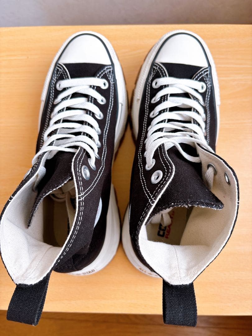 【ほぼ新品✨】コンバースオールスターconverse 厚底ハイカットスニーカー