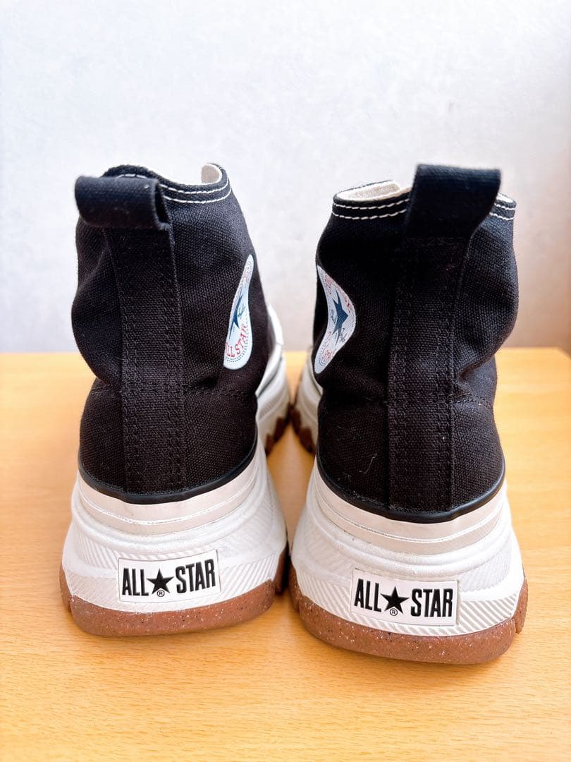 【ほぼ新品✨】コンバースオールスターconverse 厚底ハイカットスニーカー