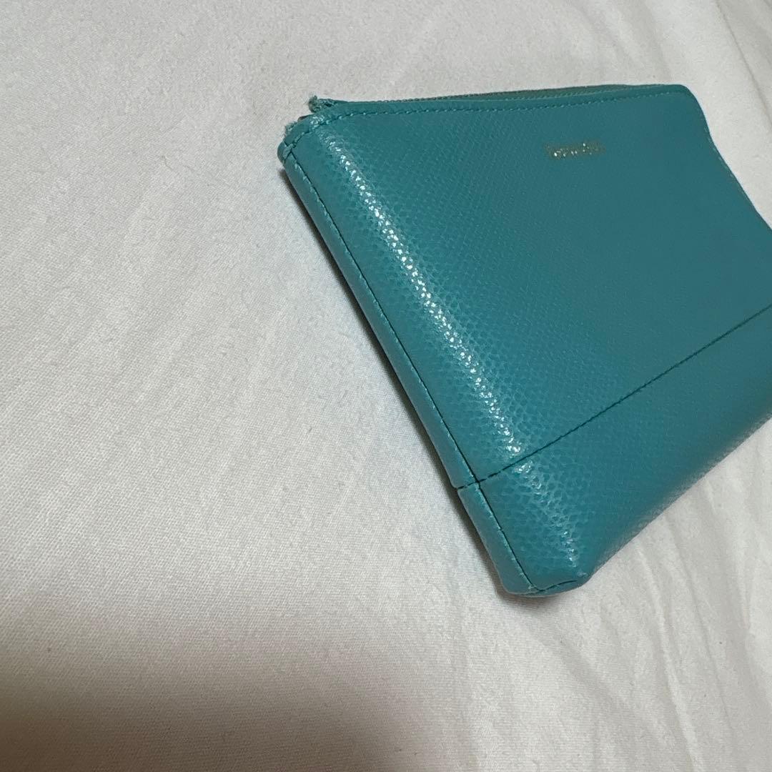 Tiffany 青い皮革ケース