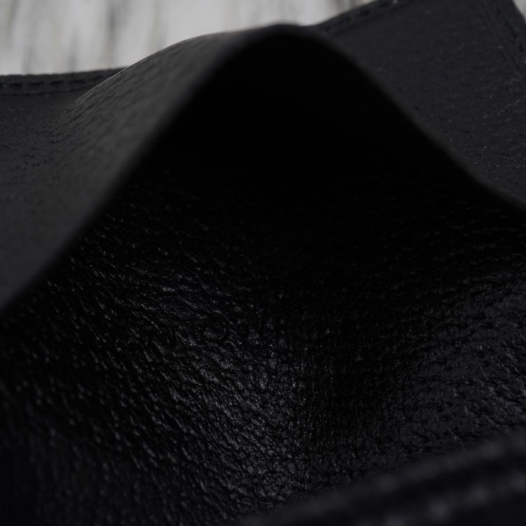 未使用品　箱付き　GUCCI グッチ　キーケース　GG柄　ロゴグラム　ブラック