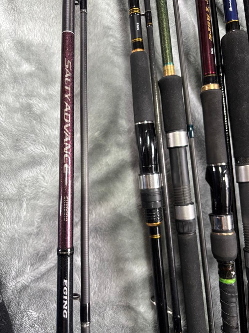 釣竿10本セット・愛媛県内直接取引⚠️注意書き読んでください⚠️