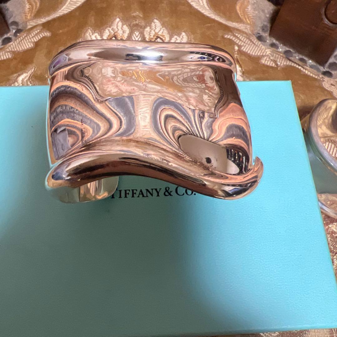 ティファニー ボーンカフ左バングル スターリンシルバー(AG925)ブレスレット