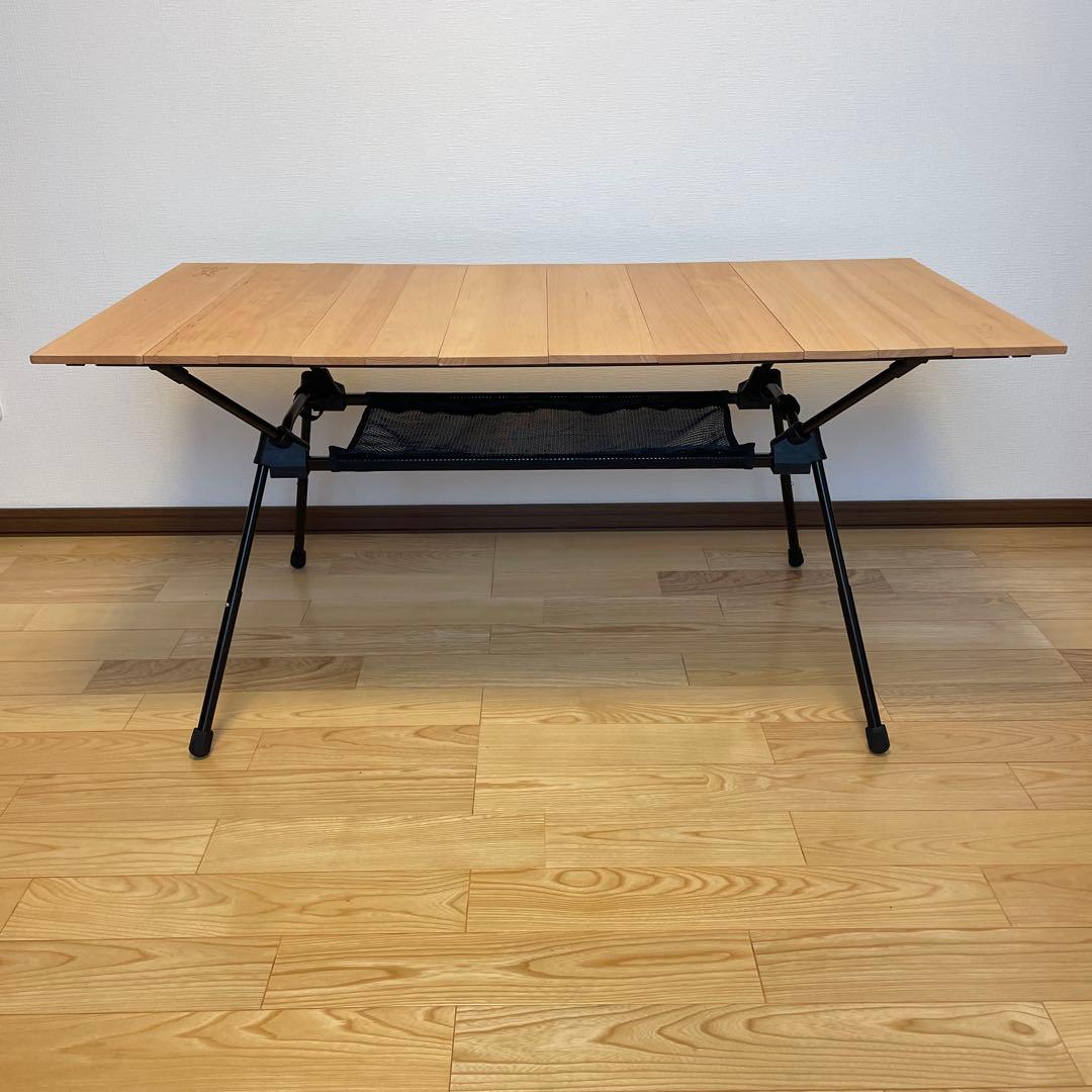 DOD キャナリーテーブル L 折りたたみテーブル アウトドア 高さ調整可能