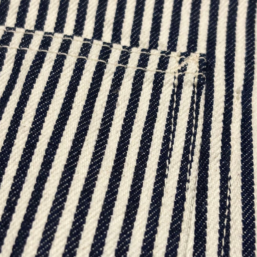 美品 FOB FACTORY F2410 ヒッコリー カバーオール L