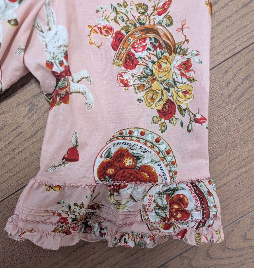 (未使用品タグ付き)ピンクハウス　カルーセル柄ロミディワンピース ピンク