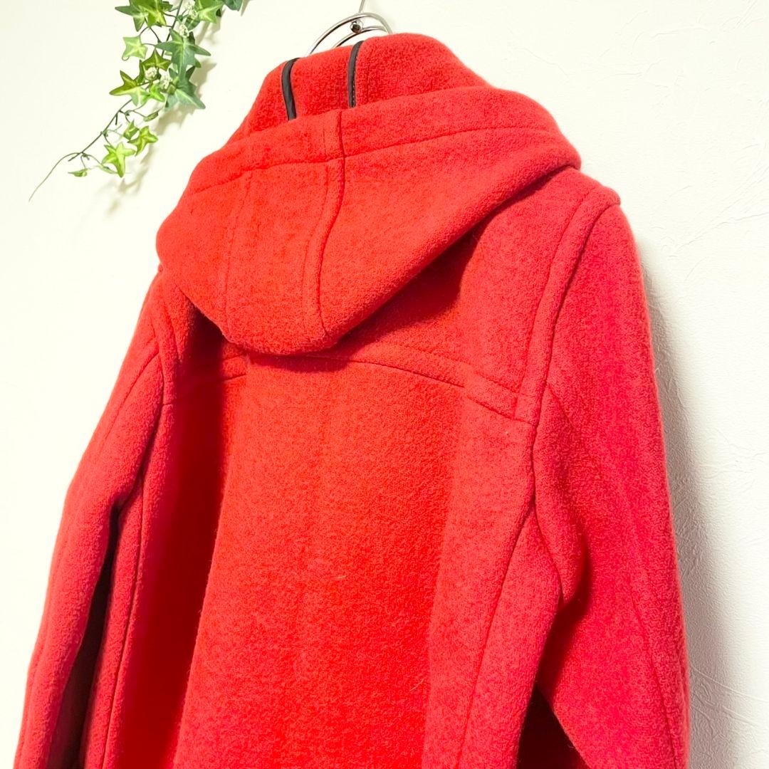 ヴァンジャケット【S】フーテッドダッフルコート レッド ヴィンテージ 菅田将暉