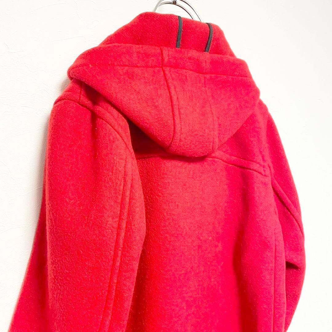 ヴァンジャケット【S】フーテッドダッフルコート レッド ヴィンテージ 菅田将暉