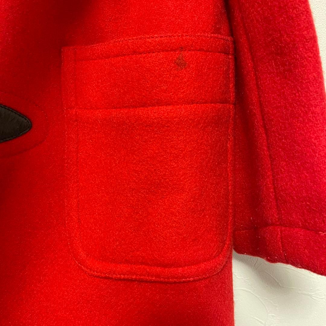 ヴァンジャケット【S】フーテッドダッフルコート レッド ヴィンテージ 菅田将暉