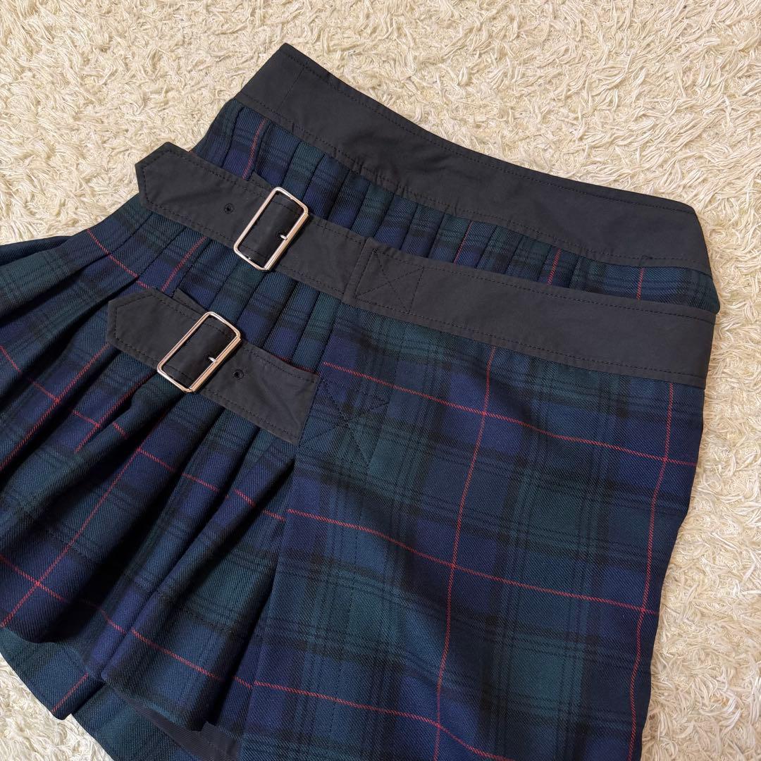 ☆美品☆ヴィヴィアンウエストウッド　ラップスカート　プリーツ　ブラックウォッチ