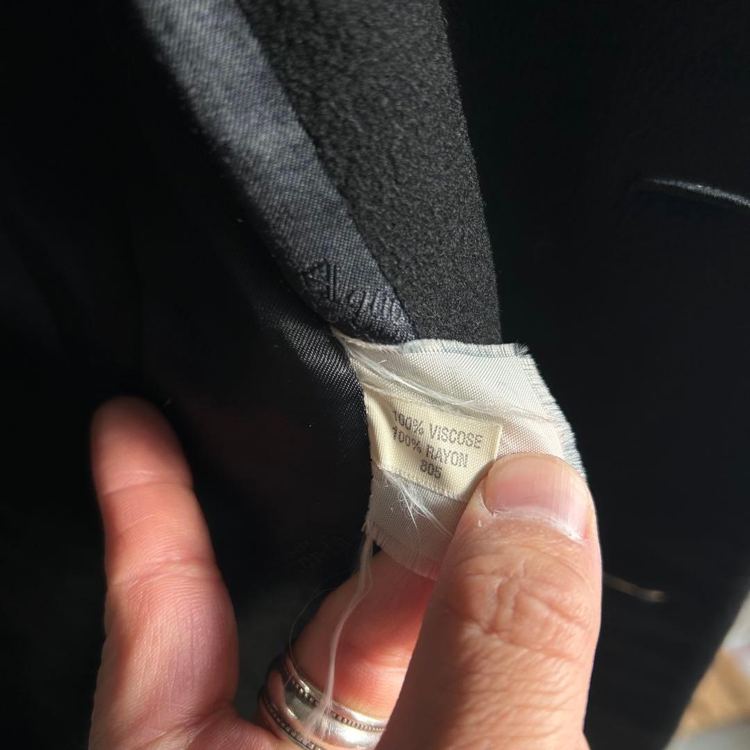 80S Aquascutum カシミヤ ダブル チェスターコート