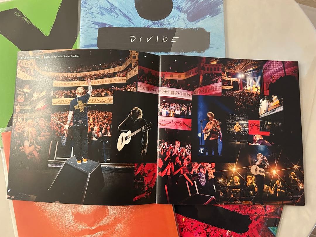 【げんき】エドシーランレコードセット3枚＋tourプログラム