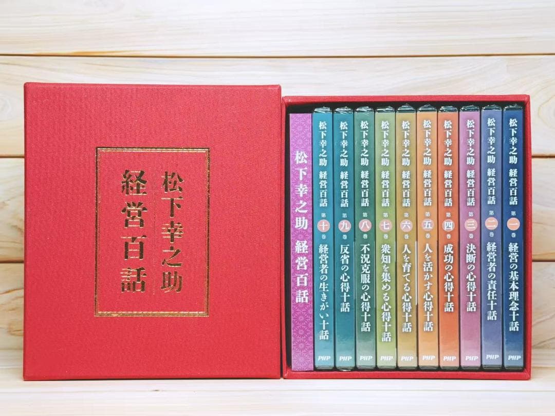 経営百話 松下幸之助 DVD全10枚揃 解説書付