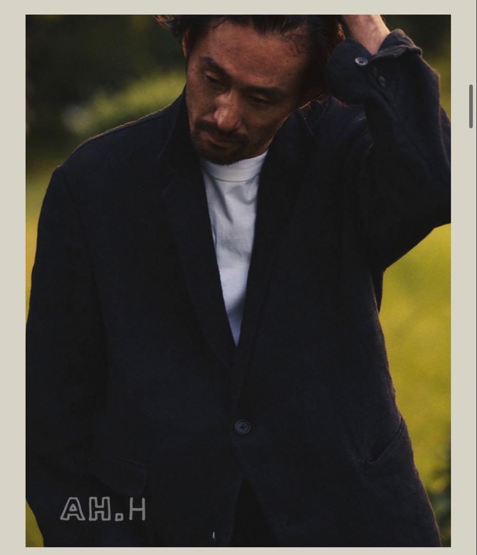 T*y様 CAHLUMN Linen Tailored Jacket ネイビー