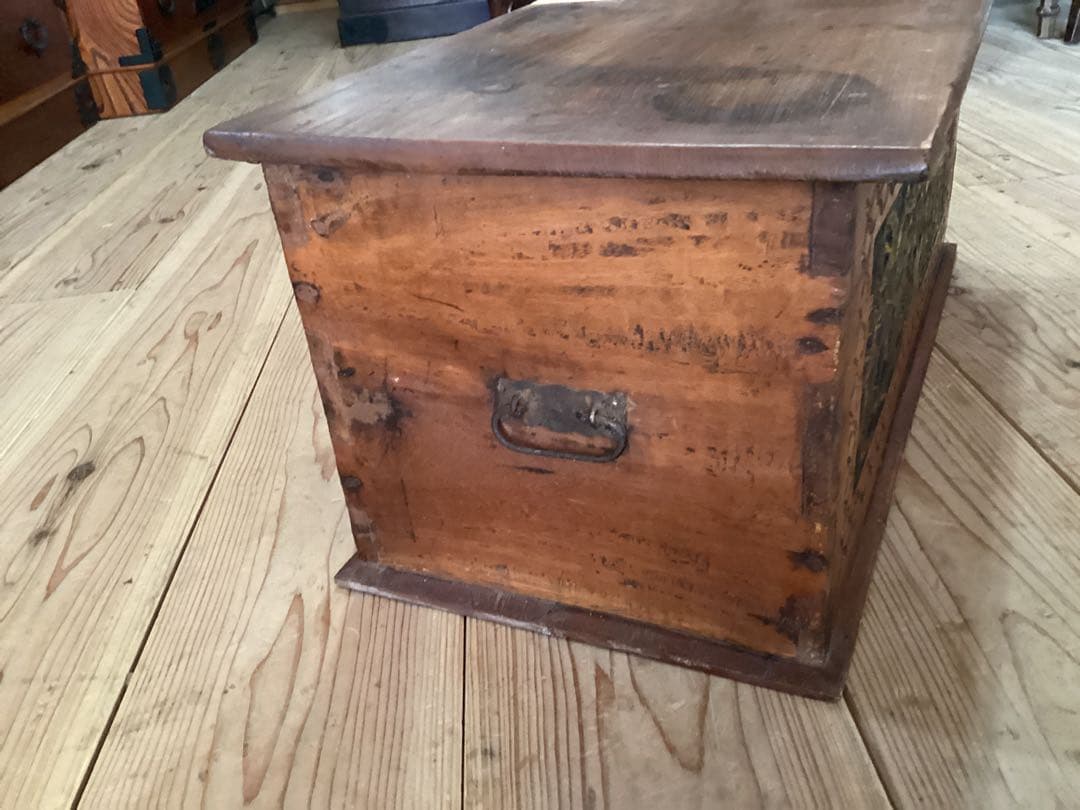 ビィンテージ　木箱　小物入れ　収納家具