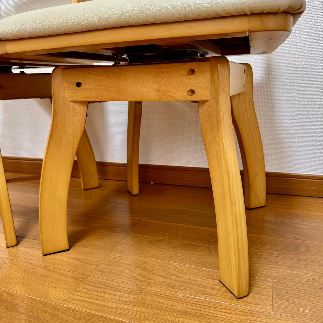 【送料込み】ニトリ 回転式ダイニングチェア 2脚