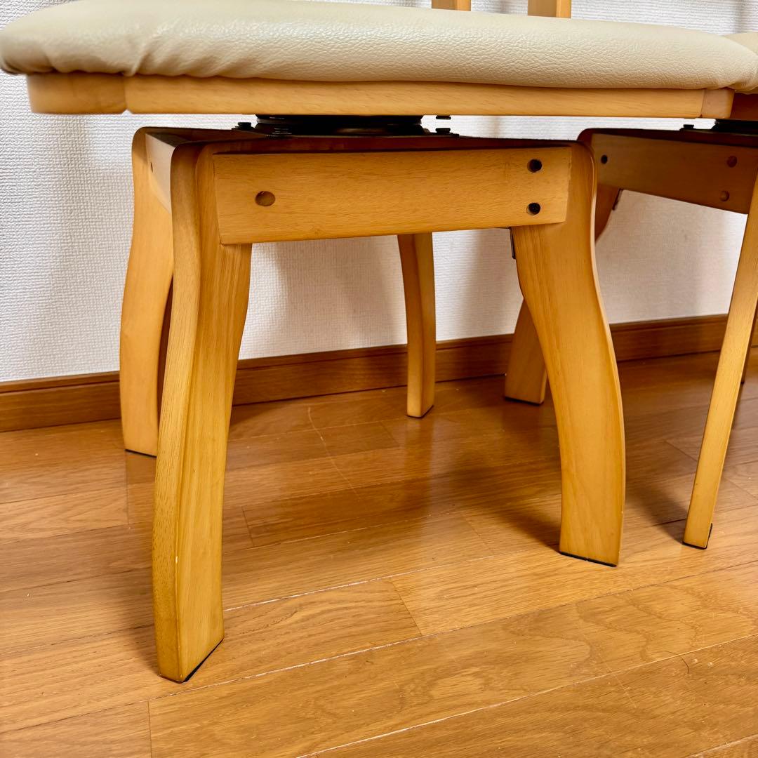 【送料込み】ニトリ 回転式ダイニングチェア 2脚