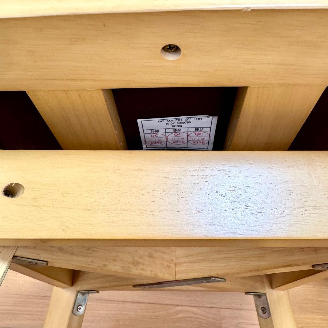 【送料込み】ニトリ 回転式ダイニングチェア 2脚