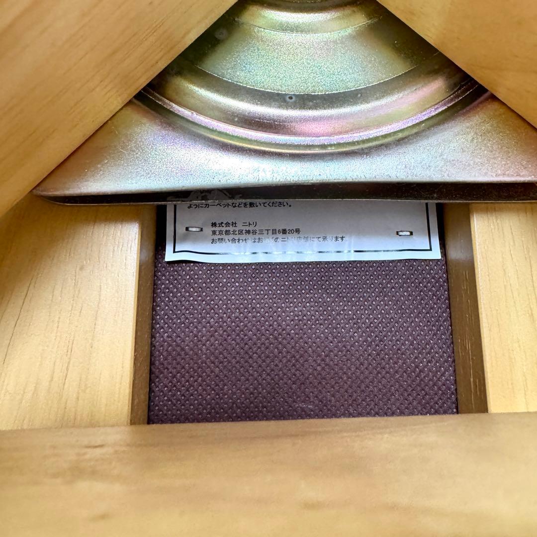 【送料込み】ニトリ 回転式ダイニングチェア 2脚