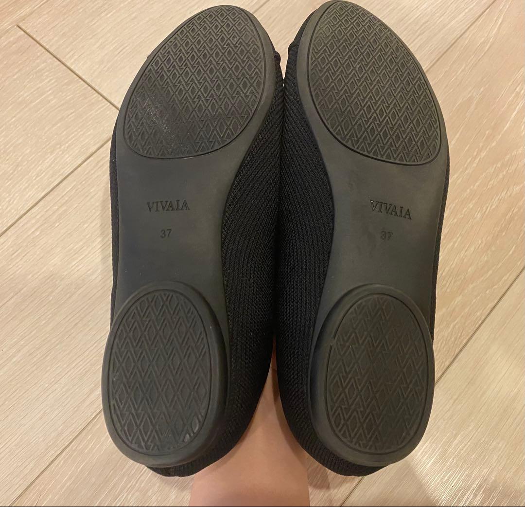 【美品】VIVAIA 37 Tiana アーモンドトゥ フラットシューズ